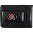 Cleveland Browns Leather Cash & Cardholder